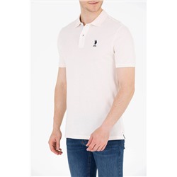 Erkek Krem Basic Polo Yaka Tişört