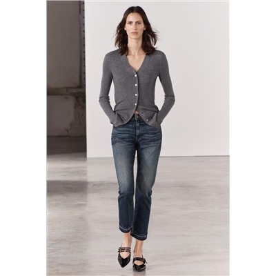 ZW COLLECTION LOOSE SLIM FIT MID-RISE JEANS