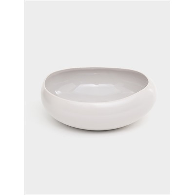 Тарелка суповая, 19 см, 1.0 л, серая, Organica