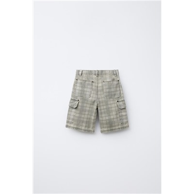 CHECK BERMUDA SHORTS