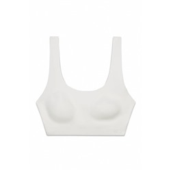 Top liso microfibra clean cut blanco