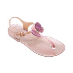 Сандалии Zhoelala New Butterfly (Бежевые - Розовые) / Zhoelala New Butterfly (Beige - Pink)