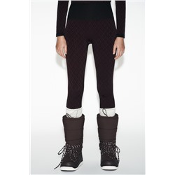 JACQUARD SEAMLESS SKI COLLECTION LEGGINGS