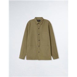 Overshirt, Men, Dark Green
