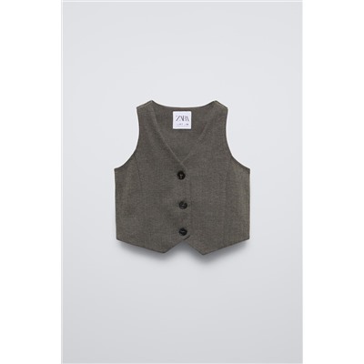 TEXTURED WAISTCOAT