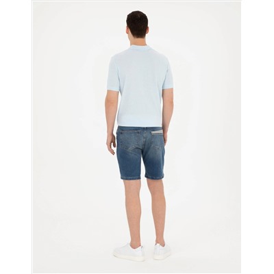 Mavi Slim Fit Jean Şort