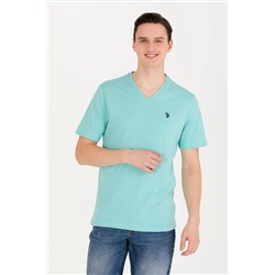 Erkek Mint Basic V Yaka Tişört