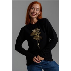 8519/1 Футболка с длинным рукавом женская