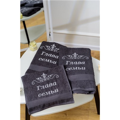 14419/4 Глава семьи полотенце махровое плотность 400 гр