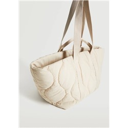 Bolso shopper acolchado -  Mujer | MANGO OUTLET Melilla