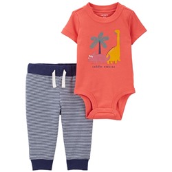2-Piece Dinosaur Bodysuit Pant Set
