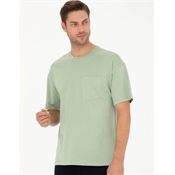 Yeşil Comfort Fit Tişört