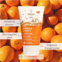 Weleda Enfant Kids Crème de Douche 2 en 1 Orange Fruité 150ml