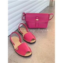 AB. Zapatos 320 FUXIA+PELLE 169 FUXIA