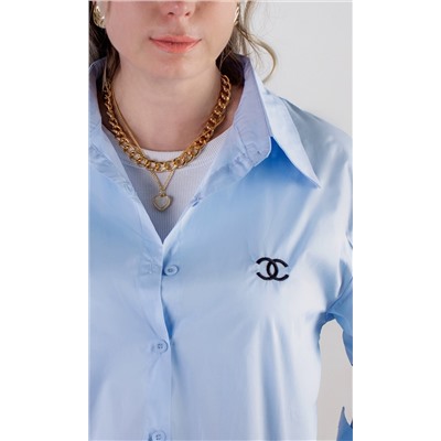 Рубашка оверсайз хлопок y2k