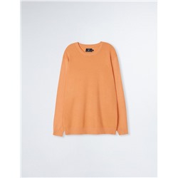 Knitted Jumper, Men, Orange