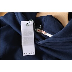 Мужская толстовка с капюшоном и ярким принтом на спине Marn*i