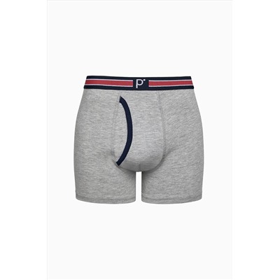 Penti Erkek Kırmızı Çizgili 3lü Çok Renkli Boxer