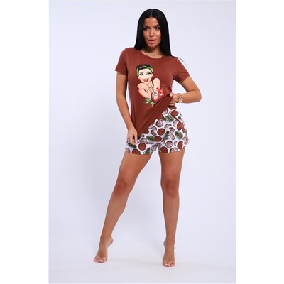 Пижама с шортами GIRL