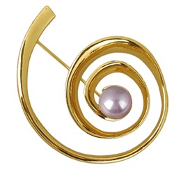 Брошь (Майорка светло-сиреневая; покрытие золото), Есть комплект