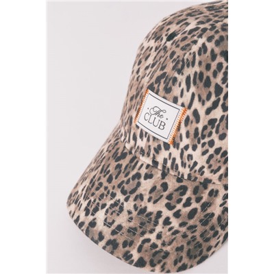 Gorra felpa animal print