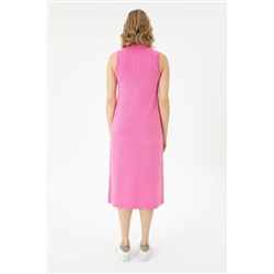 Kadın Pembe Örme Elbise
