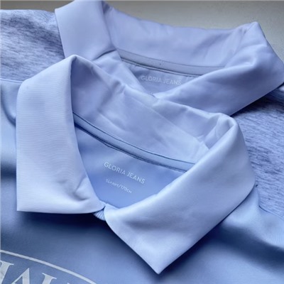 Свитшот ГЛОРИЯ ДЖИН*С c эффектом рубашки. 95% полиэстер, 5% растяжка спандекса