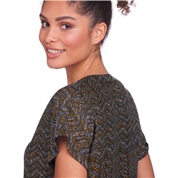 Damen Bluse mit Allover-Print