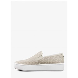 Michael Kors Outlet Teddi Signature Logo Slip-On Sneaker