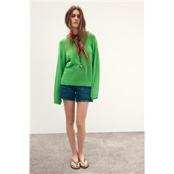 STRAIGHT PLAIN KNIT SWEATER