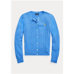 Girls 7-16 Mini-Cable Cotton Cardigan