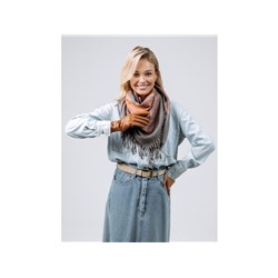 Платок Lanotti двухсторонний Сердце природы терракот/№61