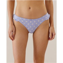 Tanga de algodón calado