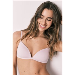 Sujetador triangular algodón rosa CHARMING