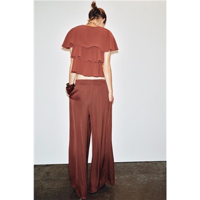 WIDE FLOWING TROUSERS