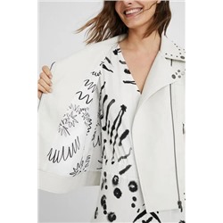 Chaqueta biker slim tachuelas