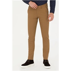 Erkek Camel Kanvas Pantolon