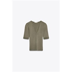 WASHED COTTON T-SHIRT
