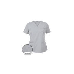 Butter-Soft Scrubs by UA™ 4-Pocket V-Neck Top w/ Rhinestone Detail