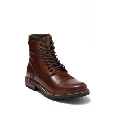 Crevo Regent Cap Toe Leather Lug Boot