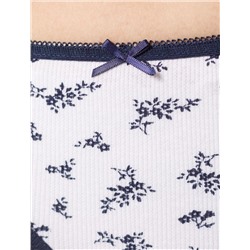 Трусы слипы со средней посадкой из эластичного трикотажа кашкорсе