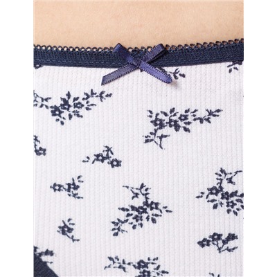 Трусы слипы со средней посадкой из эластичного трикотажа кашкорсе