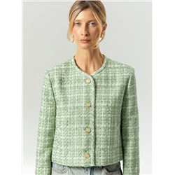 Укороченный жакет из твида, ML817/altay