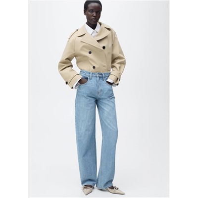 Jeans balloon tiro alto