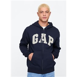 Relaxed Gap Logo Zip Hoodie
