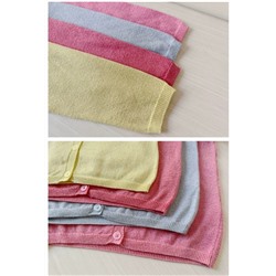 Детский хлопковый кардиган с металлизированной нитью, экспорт