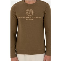 Erkek Haki Sweatshirt