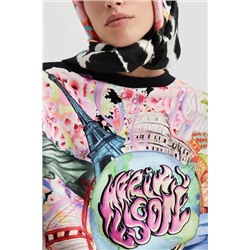 Sudadera felpa oversize