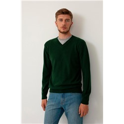 Jersey de lana Verde oscuro