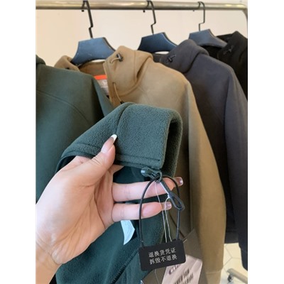 Плотная двухсторонняя флисовая мужская куртка